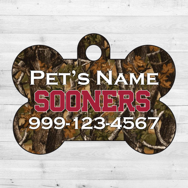 Oklahoma Sooners | NCAA Officially Licensed | Dog Tag 1-Sided