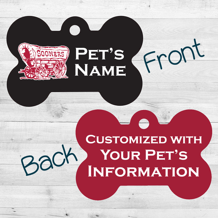 Oklahoma Sooners | NCAA Officially Licensed | Dog Tag 2-Sided