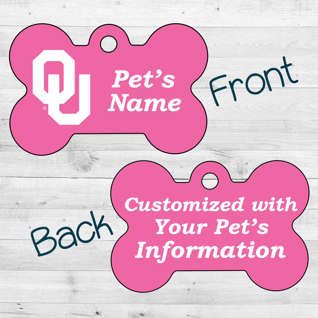 Oklahoma Sooners | NCAA Officially Licensed | Dog Tag 2-Sided