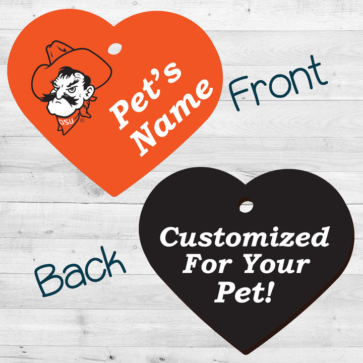 Oklahoma State Cowboys | NCAA Officially Licensed | Pet Tag 2-Sided