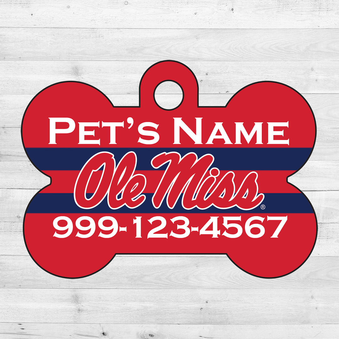 Ole Miss Rebels | NCAA Officially Licensed | Dog Tag 1-Sided