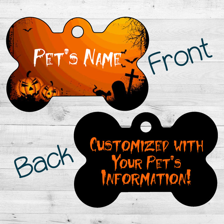 Halloween | Phantom Cemetary | Dog Tag 2-Sided