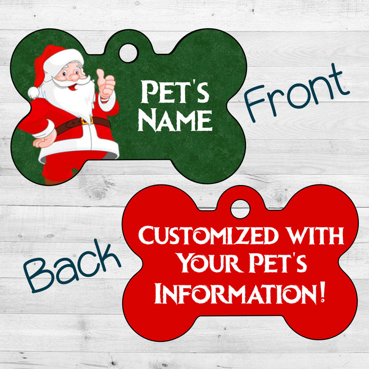 Christmas | Santa | Dog Tag 2-Sided