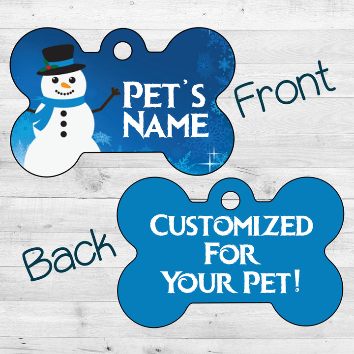 Christmas | Snowman | Dog Tag 2-Sided