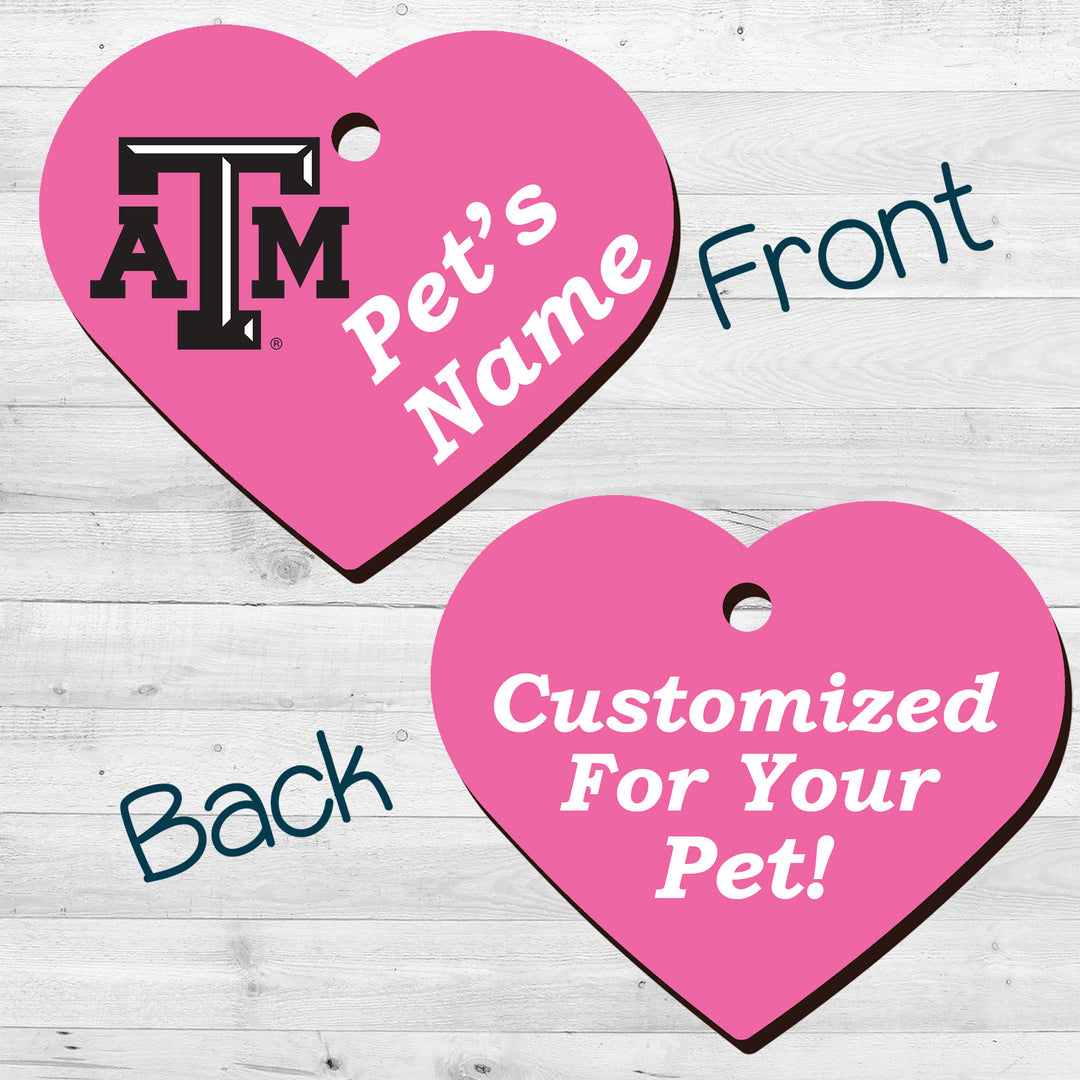 Texas A&M Aggies | NCAA Officially Licensed | Pet Tag 2-Sided
