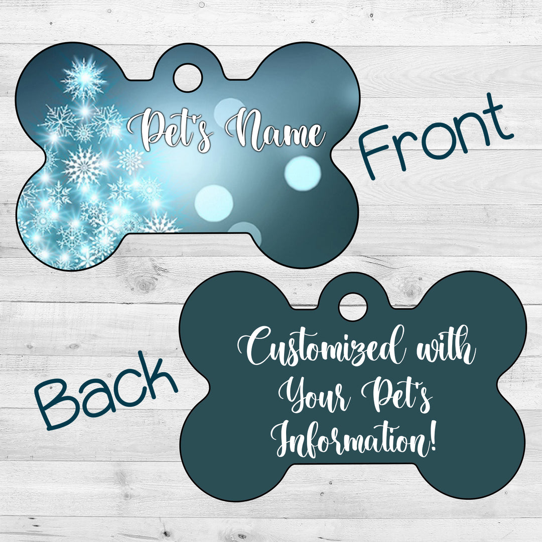 Christmas | Teal Cheer | Dog Tag 2-Sided