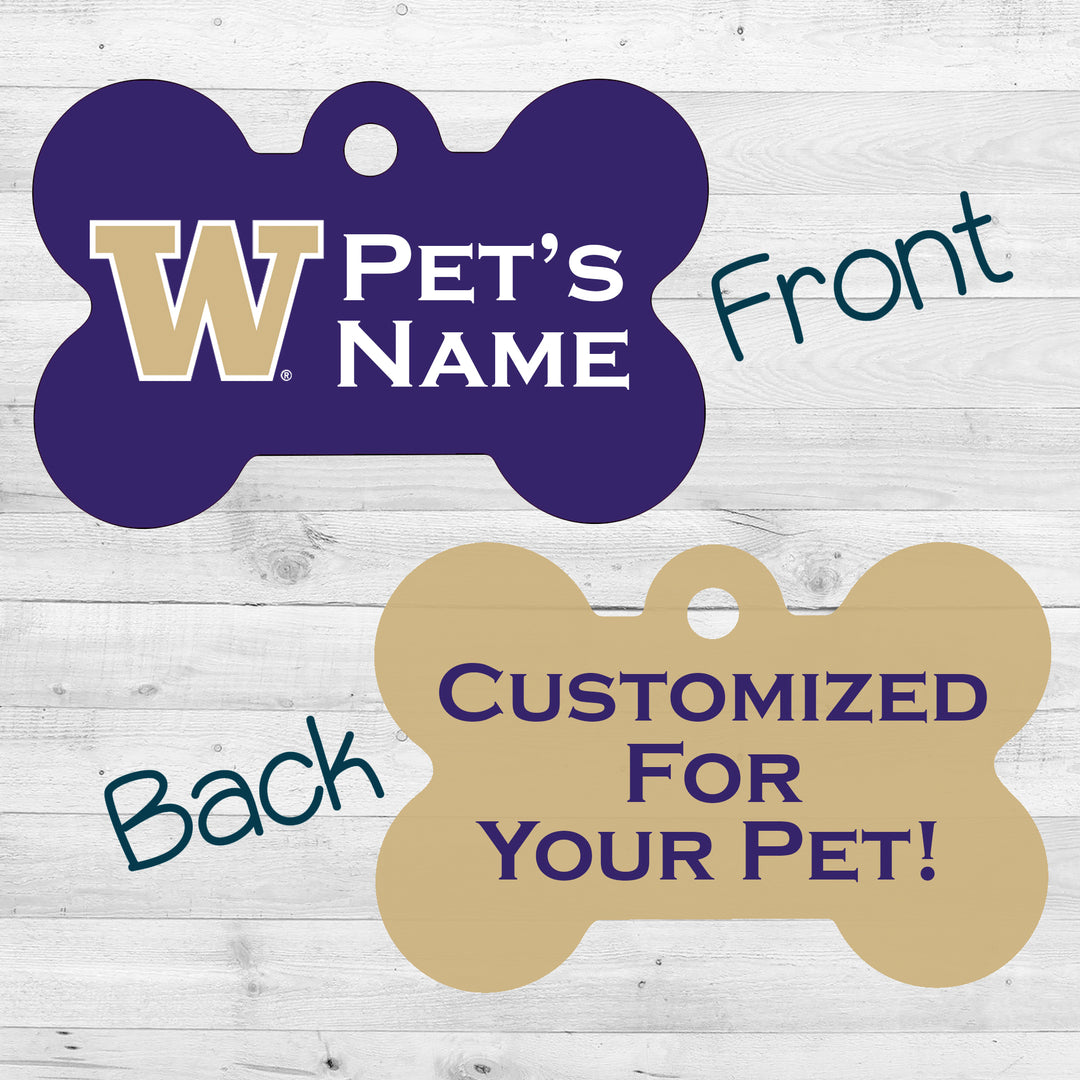 Washington Huskies | NCAA Officially Licensed | Dog Tag 2-Sided