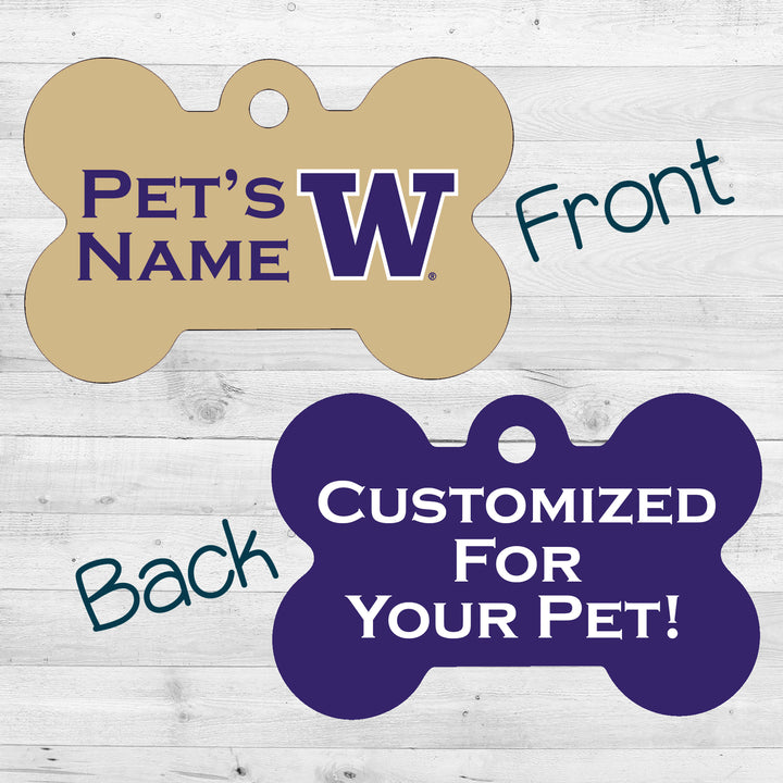 Washington Huskies | NCAA Officially Licensed | Dog Tag 2-Sided