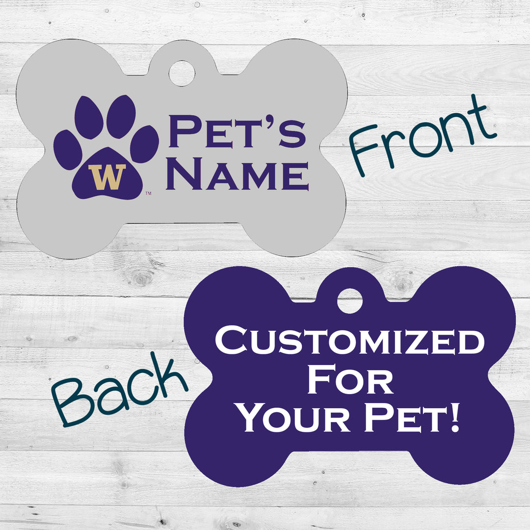 Washington Huskies | NCAA Officially Licensed | Dog Tag 2-Sided
