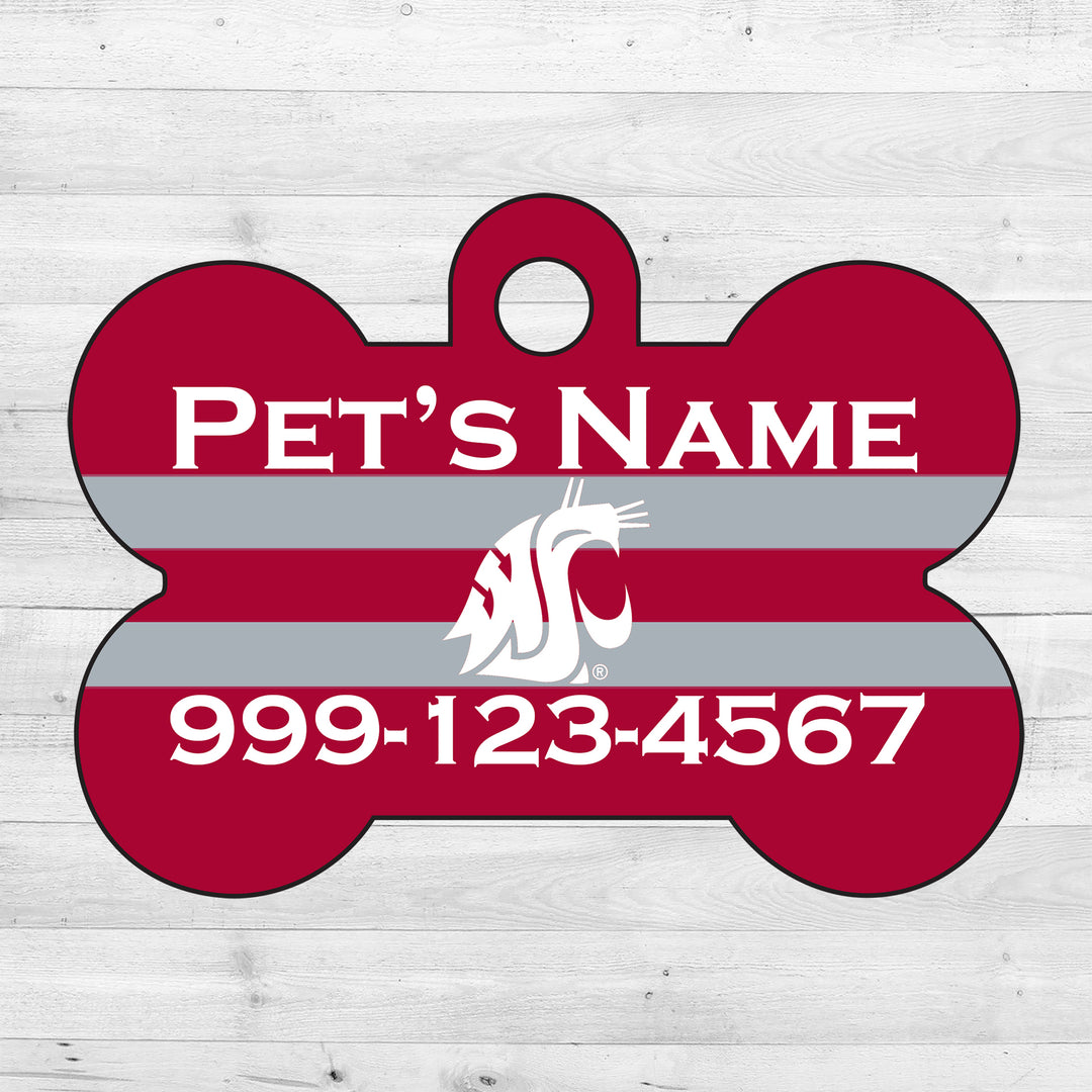 Washington State Cougars | NCAA Officially Licensed | Dog Tag 1-Sided