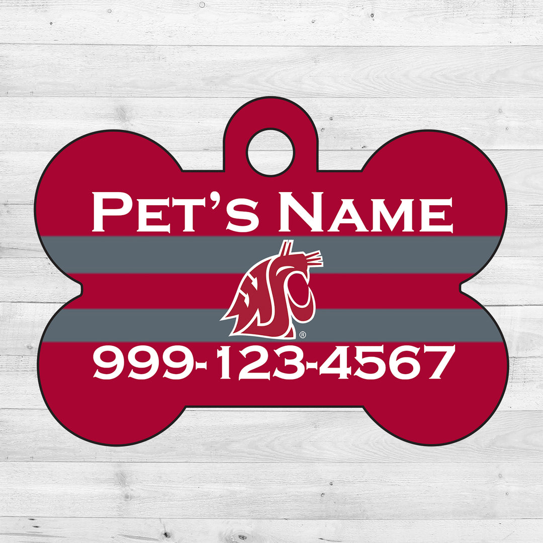 Washington State Cougars | NCAA Officially Licensed | Dog Tag 1-Sided
