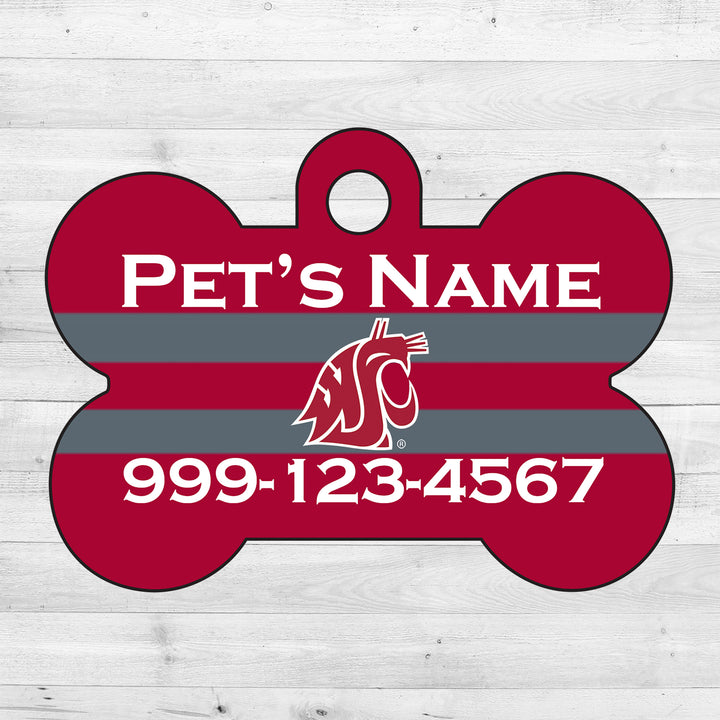 Washington State Cougars | NCAA Officially Licensed | Dog Tag 1-Sided