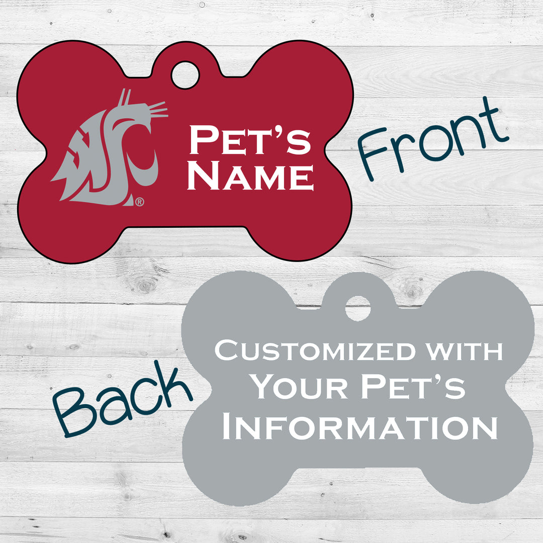 Washington State Cougars | NCAA Officially Licensed | Dog Tag 2-Sided