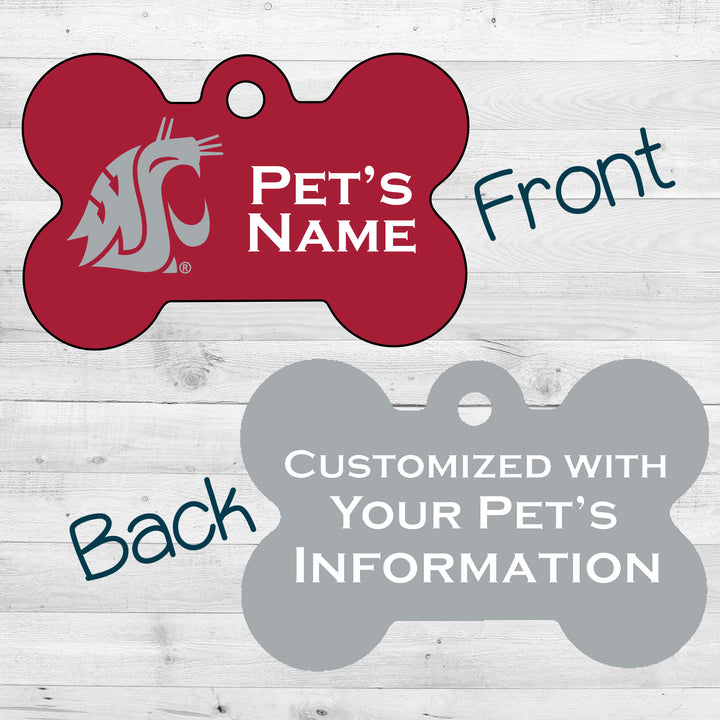 Washington State Cougars | NCAA Officially Licensed | Dog Tag 2-Sided