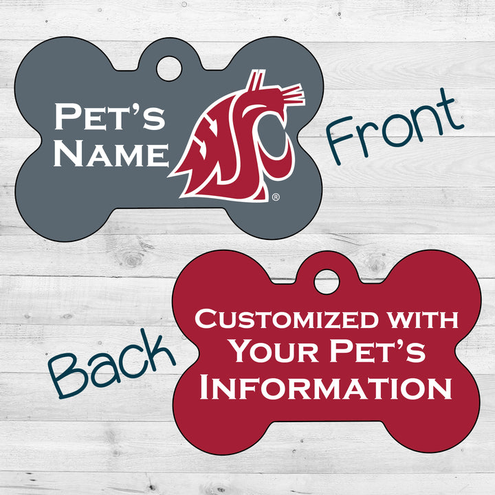 Washington State Cougars | NCAA Officially Licensed | Dog Tag 2-Sided