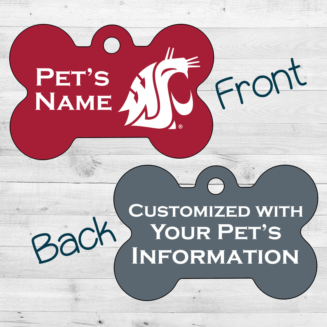 Washington State Cougars | NCAA Officially Licensed | Dog Tag 2-Sided