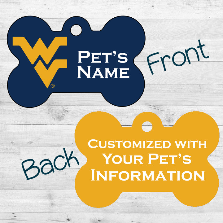 West Virginia Mountaineers | NCAA Officially Licensed | Dog Tag 2-Sided