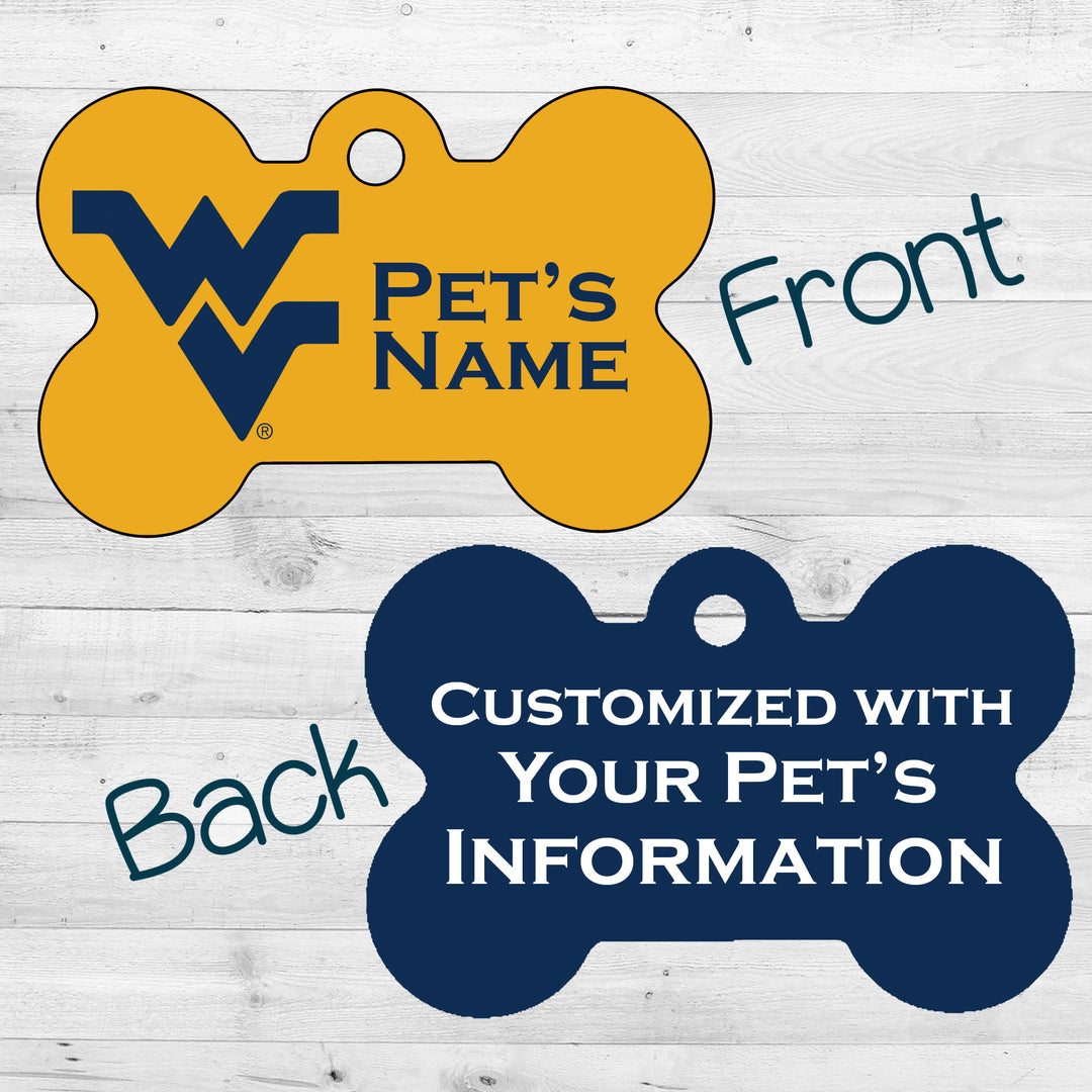 West Virginia Mountaineers | NCAA Officially Licensed | Dog Tag 2-Sided
