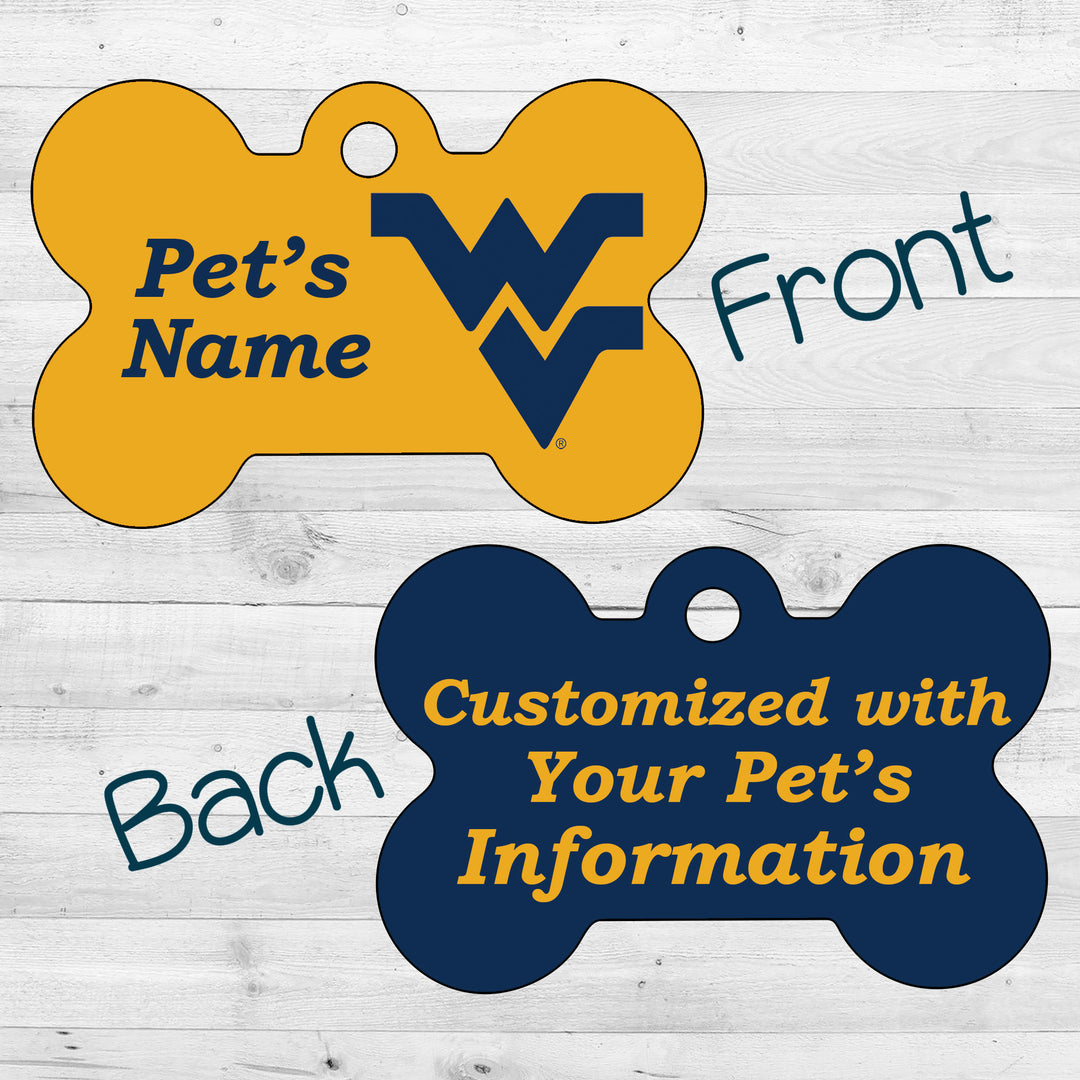 West Virginia Mountaineers | NCAA Officially Licensed | Dog Tag 2-Sided