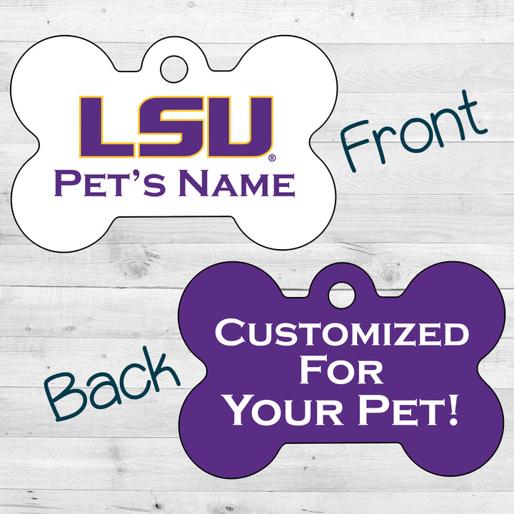 LSU Tigers | NCAA Officially Licensed | Dog Tag 2-Sided