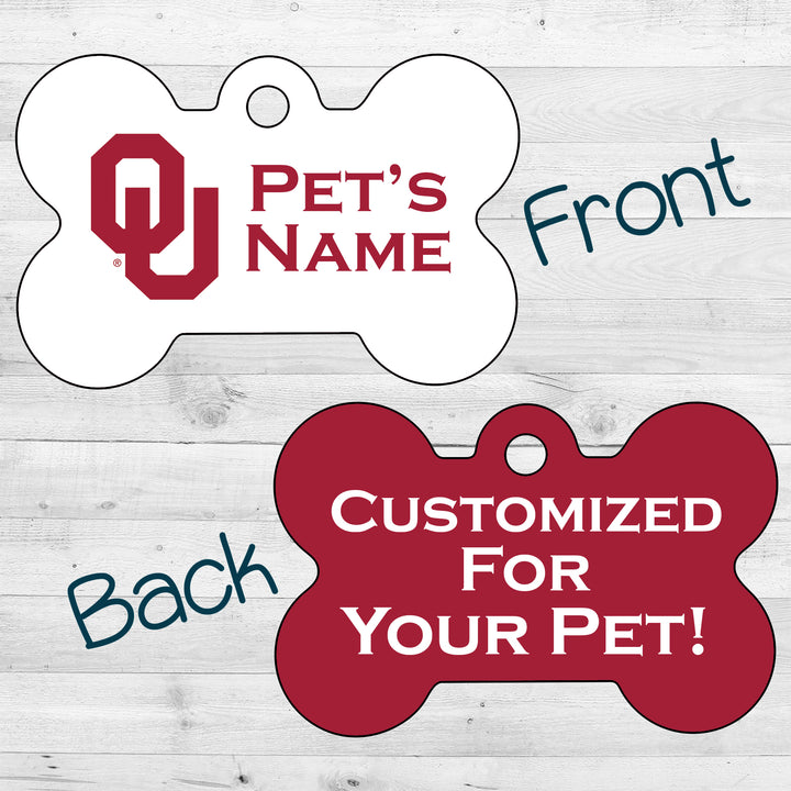 Oklahoma Sooners | NCAA Officially Licensed | Dog Tag 2-Sided