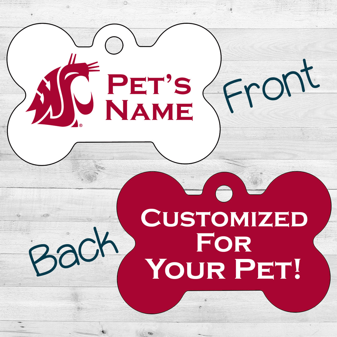 Washington State Cougars | NCAA Officially Licensed | Dog Tag 2-Sided