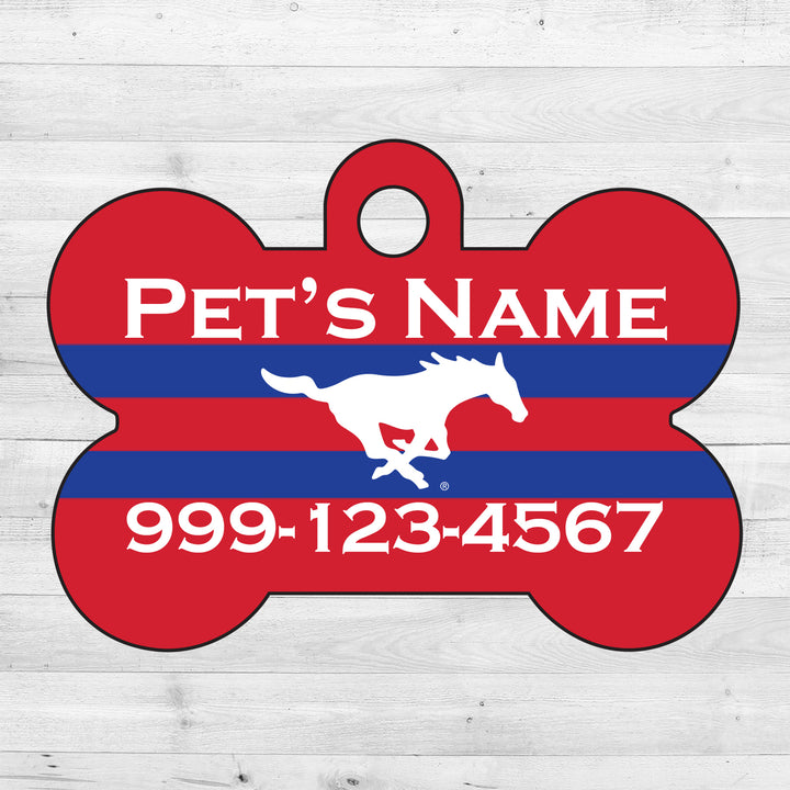 SMU Mustangs | NCAA Officially Licensed | Dog Tag 1-Sided