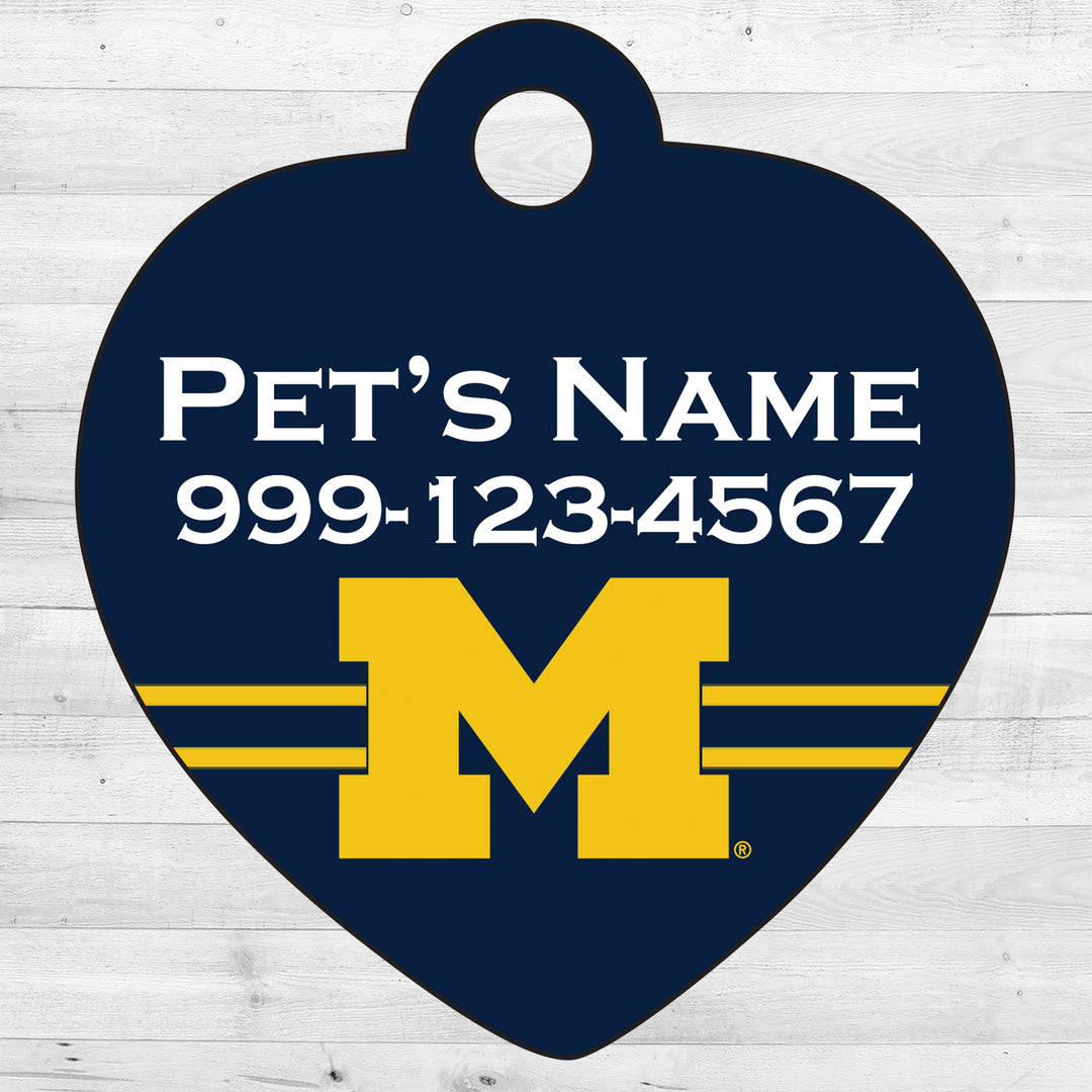 Michigan Wolverines | NCAA Officially Licensed | Dog Tag 1-Sided