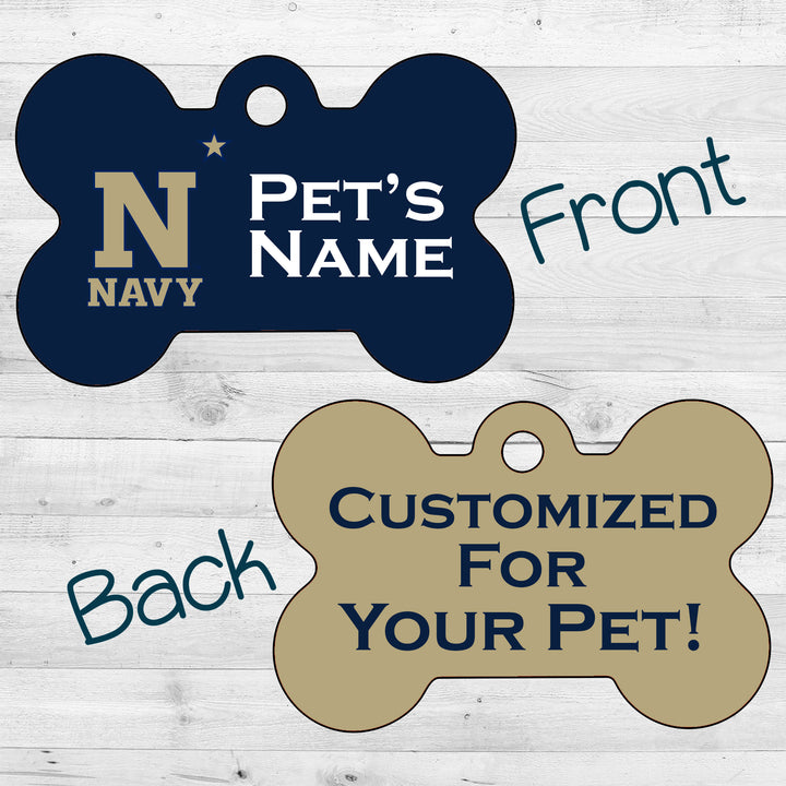 Navy Midshipmen | NCAA Officially Licensed | Dog Tag 2-Sided