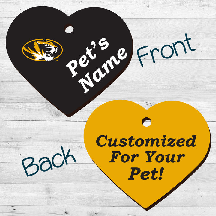 Missouri Tigers | NCAA Officially Licensed | Pet Tag 2-Sided