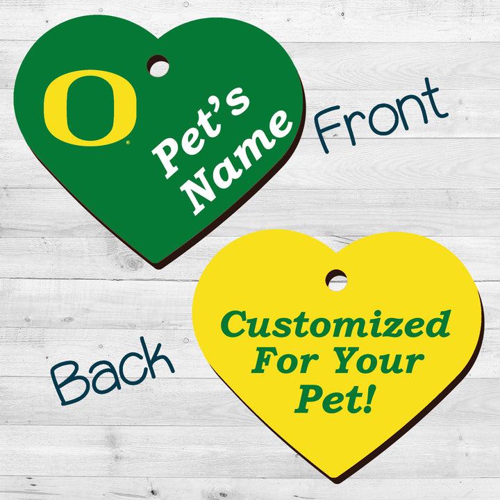 Oregon Ducks | NCAA Officially Licensed | Pet Tag 2-Sided