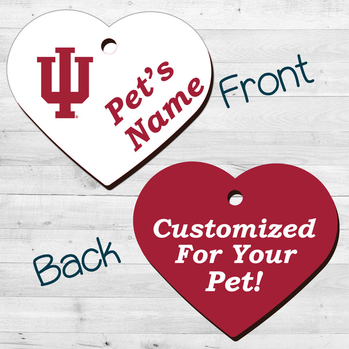 Indiana Hoosiers | NCAA Officially Licensed | Pet Tag 2-Sided