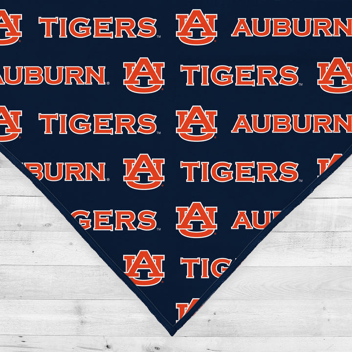 Auburn Tigers | NCAA Officially Licensed | Dog Bandana | Fits Pets of all Sizes