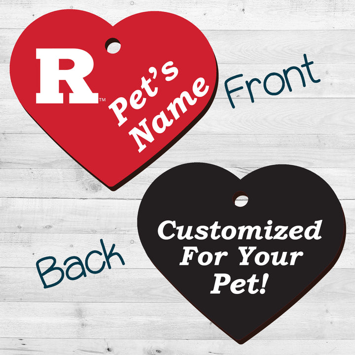 Rutgers Scarlet Knights | NCAA Officially Licensed | Pet Tag 2-Sided