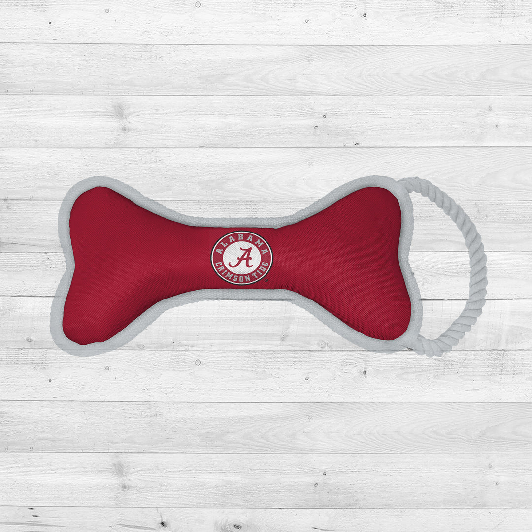 Alabama Crimson Tide | NCAA Officially Licensed | Bone Dog Toy