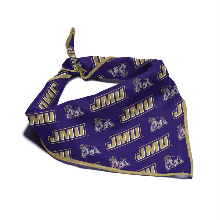 James Madison Dukes | NCAA Officially Licensed | Dog Bandana | Fits Pets of all Sizes