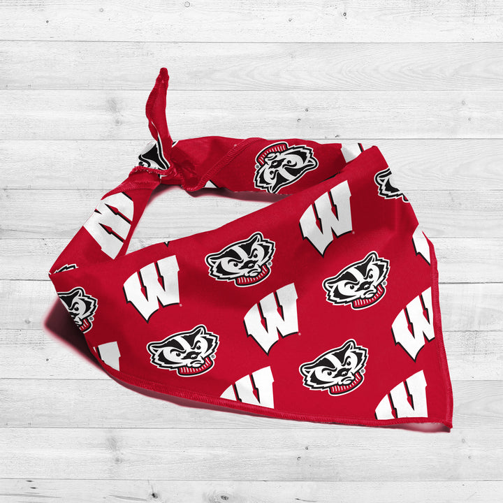 Wisconsin Badgers | NCAA Officially Licensed | Dog Bandana