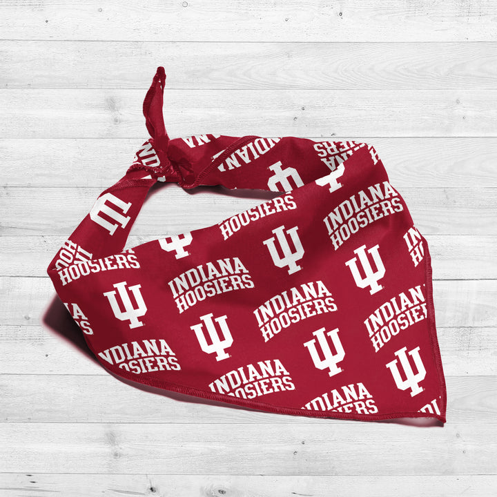 Indiana Hoosiers | NCAA Officially Licensed | Dog Bandana | Fits Pets of all Sizes