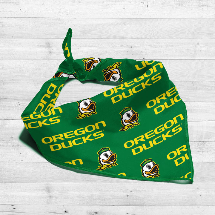 Oregon Ducks | NCAA Officially Licensed | Dog Bandana | Fits Pets of all Sizes