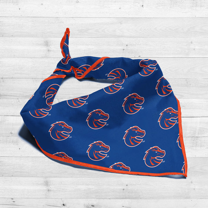 Boise State Broncos | NCAA Officially Licensed | Dog Bandana | Fits Pets of all Sizes