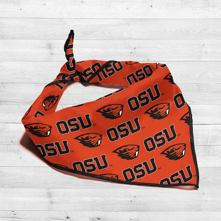 Oregon State Beavers | NCAA Officially Licensed | Dog Bandana | Fits Pets of all Sizes