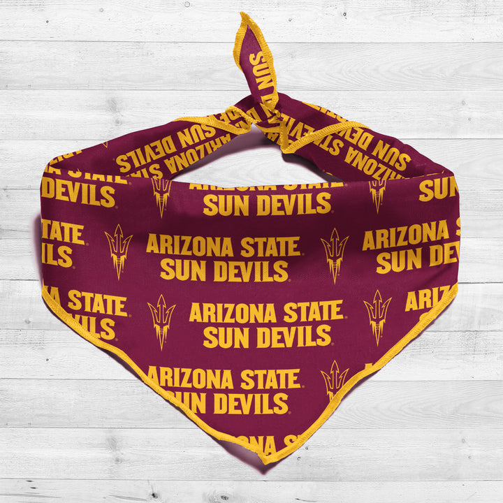 Arizona State Sun Devils | NCAA Officially Licensed | Dog Bandana | Fits Pets of all Sizes