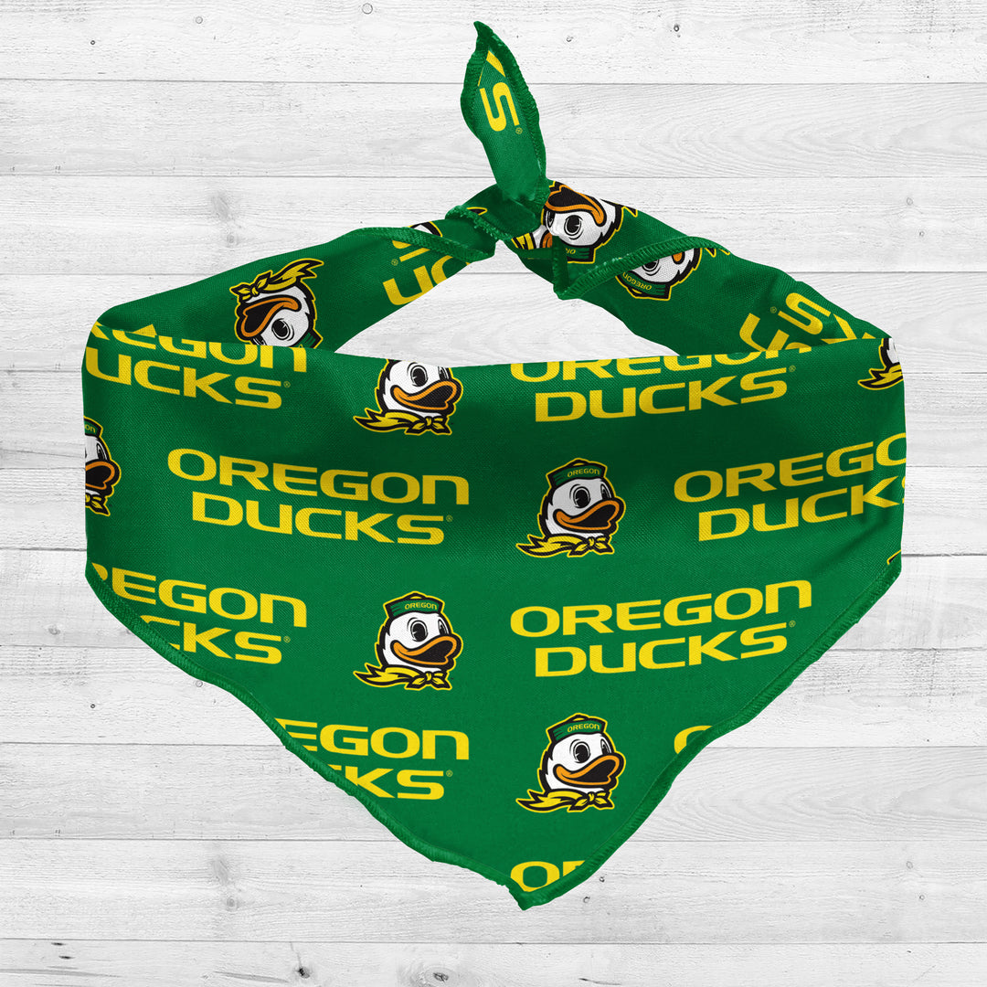 Oregon Ducks | NCAA Officially Licensed | Dog Bandana | Fits Pets of all Sizes