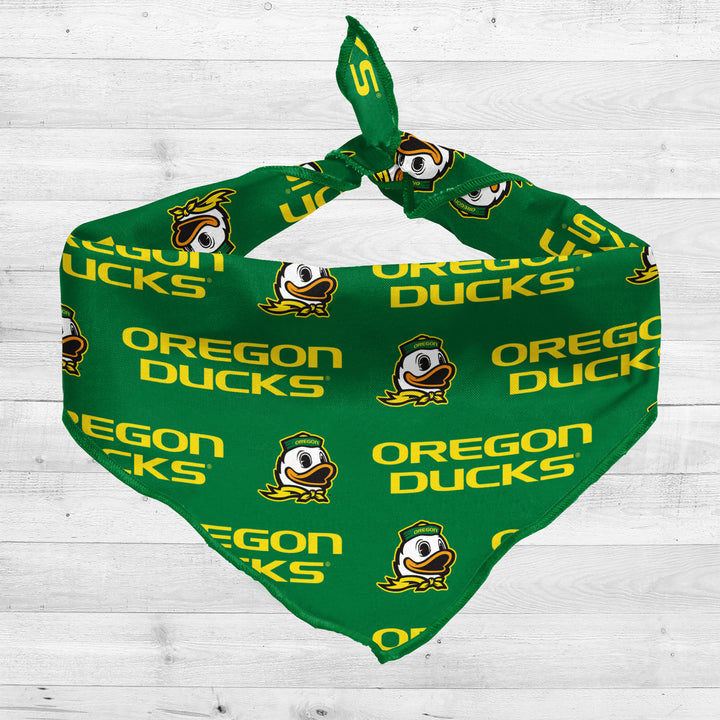 Oregon Ducks | NCAA Officially Licensed | Dog Bandana | Fits Pets of all Sizes