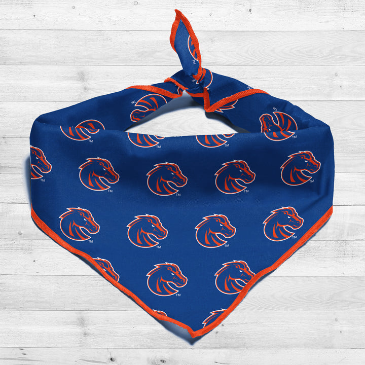 Boise State Broncos | NCAA Officially Licensed | Dog Bandana | Fits Pets of all Sizes