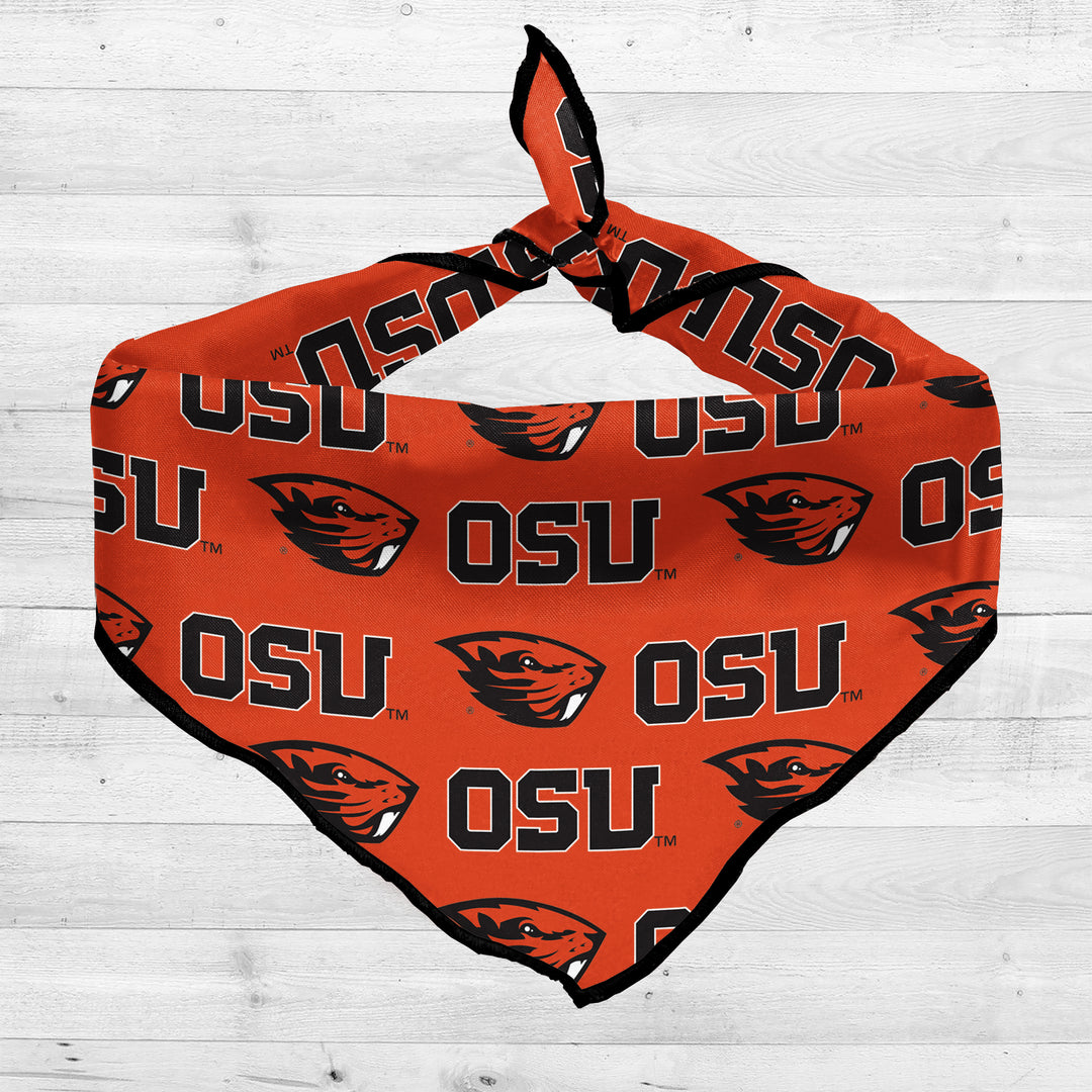 Oregon State Beavers | NCAA Officially Licensed | Dog Bandana | Fits Pets of all Sizes