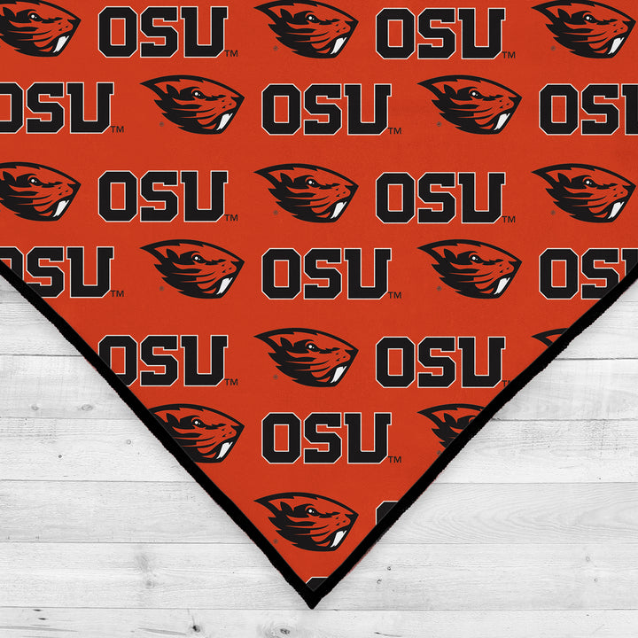 Oregon State Beavers | NCAA Officially Licensed | Dog Bandana | Fits Pets of all Sizes