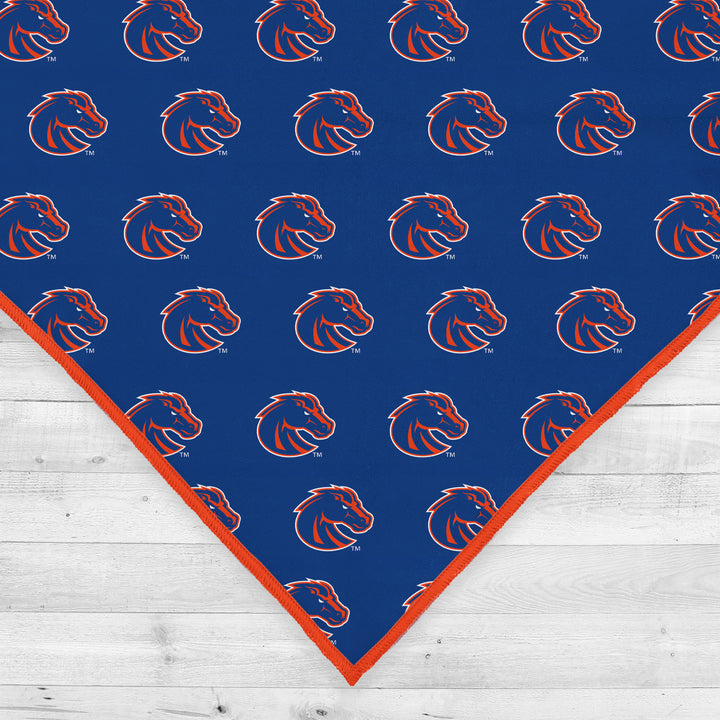 Boise State Broncos | NCAA Officially Licensed | Dog Bandana | Fits Pets of all Sizes