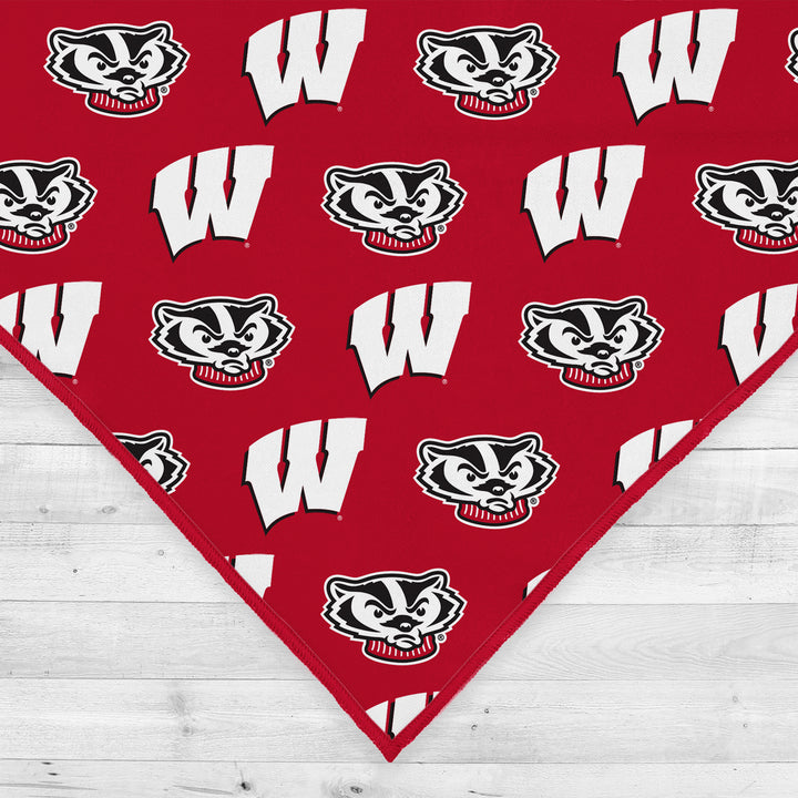 Wisconsin Badgers | NCAA Officially Licensed | Dog Bandana