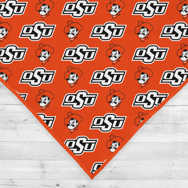 Oklahoma State Cowboys | NCAA Officially Licensed | Dog Bandana | Fits Pets of all Sizes